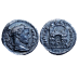 Maximianus  -  Zilveren argenteus Maximianus zeldzaam! (N2280)