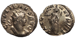 Gallienus - Minerva LEG I legioensmunt ZELDZAAM (N2283)