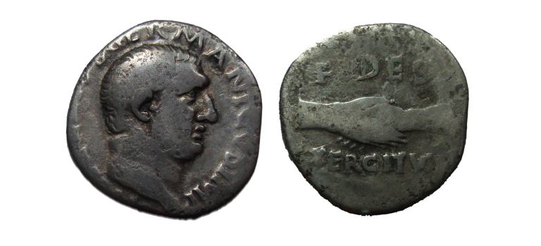 Vitellius - denarius FIDES (N2288)