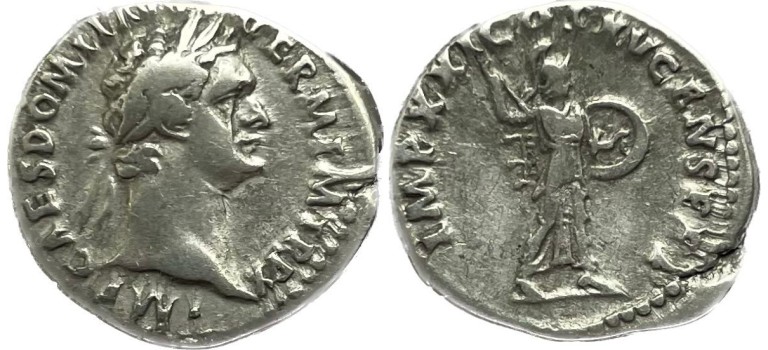 Domitianus- denarius Minerva  (O2212)