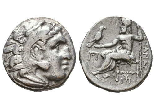 Alexander de Grote - zilveren drachme van Alexander de Grote (O2225)
