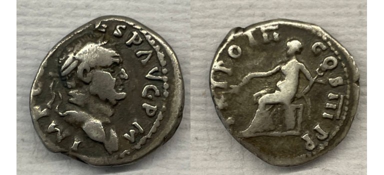 Vespasianus - PAX denarius (O2250)