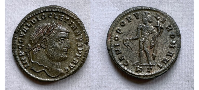 Diocletianus - Genio Cyzicus verzilverd en prachtig! (O2260)