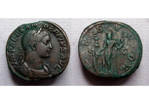 Severus Alexander - Sestertius Mars Vltor (O2278) Severus Alexander - Sestertius Mars Vltor (O2278)