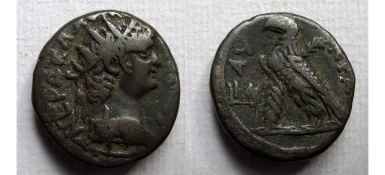 Nero - zilveren Tetradrachme met Adelaar! (O2281)
