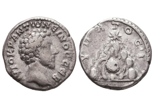 Marcus Aurelius - Vucano didrachm! (S2257)