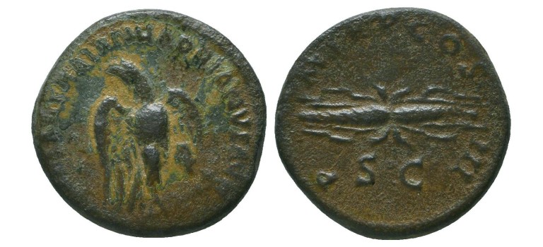 Hadrianus - Quadrans met adelaar (S2258)