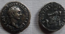 Trajanus - denarius concordia vroege munt! (S2278)