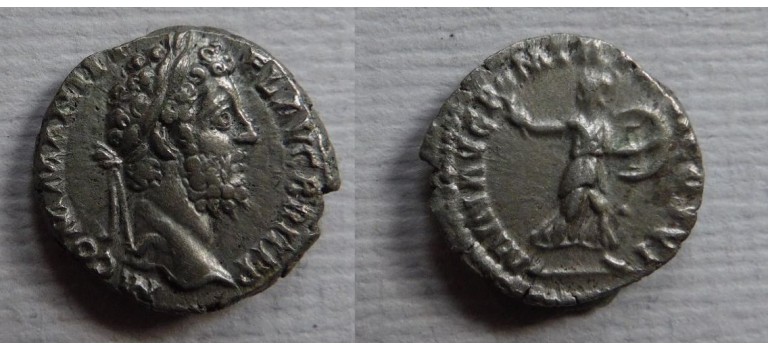 Commodus - denarius MINERVA schaars! (S2283)