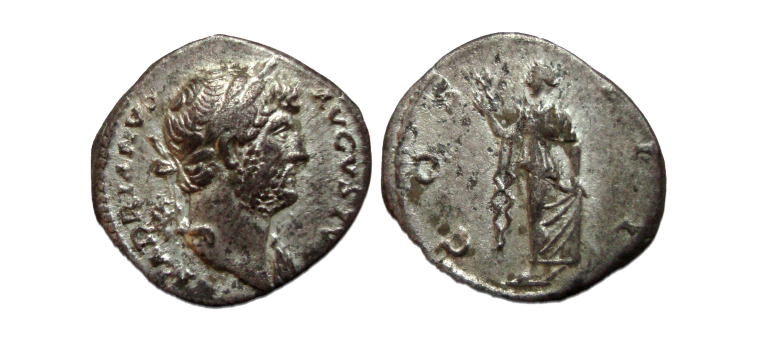 Hadrian  -  denarius SPES rare (D2232)