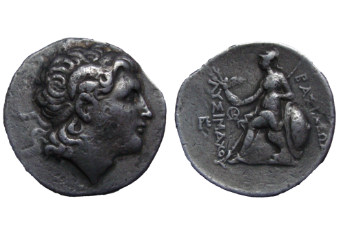 Griekse munten - Tetradrachme van Lysimachos (D22138)