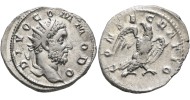 Commodus -  Antoninianus DIVO COMMODO geslagen onder Trajan Decius interessant! (O2204)