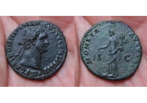 Domitianus- MONETA AS BIJNA PRACHTIG! (N1514)