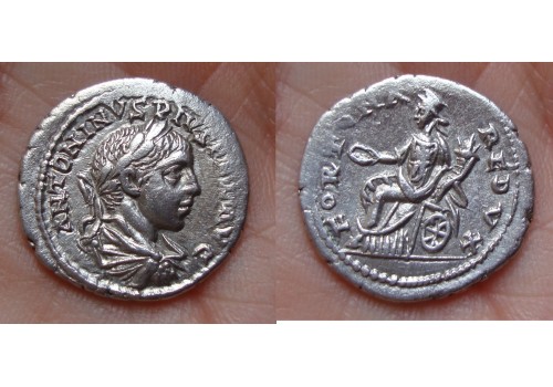Elagabalus - FORTUNA niet in RIC zeldzaam! (N1539)