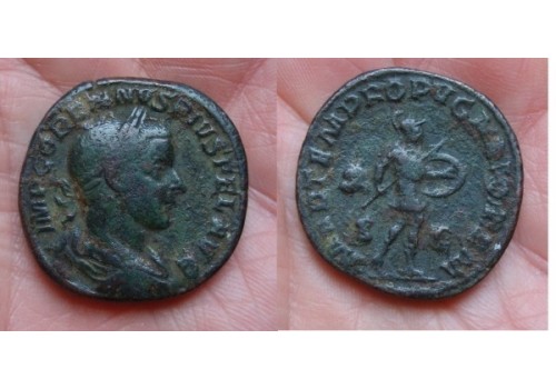 Gordianus III - Sestertius Mars schaars! (N1533)