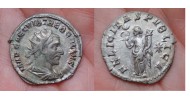 Trebonianus Gallus - Antoninianus Felicitas Pvblica scarce (A37)