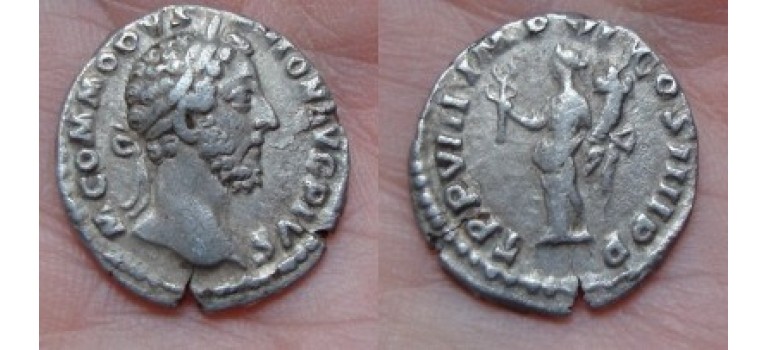 Commodus denarius FELICITAS (1100)