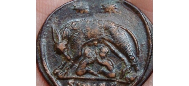 Constantinopolis - Remus en Romulus en Wolvin thessalonica zeldzaam! (1130)