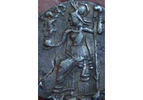 Gratianus- VRBS ROMA SILIQUA ZILVER trier (A42) 