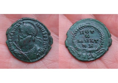 Julianus II - schild en speer Tessalonica schaars (1031)