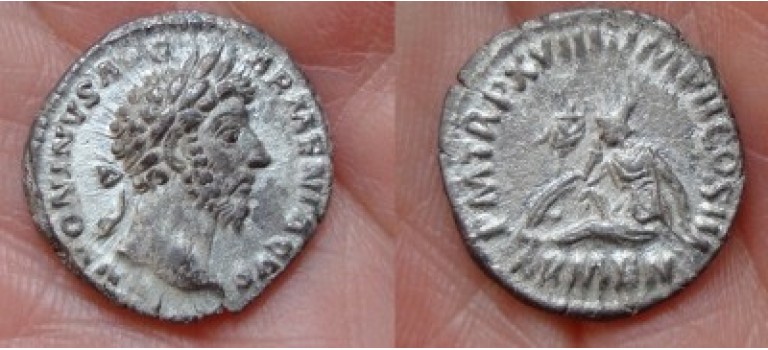 Marcus Aurelius - ARMENIA denarius (1145)