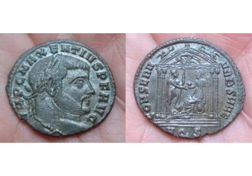 Maxentius - Temple as minted BEAUTY! Maxentius - Temple as minted BEAUTY!