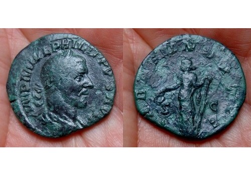 Philippus I - Sestertius Laetitia (1085)