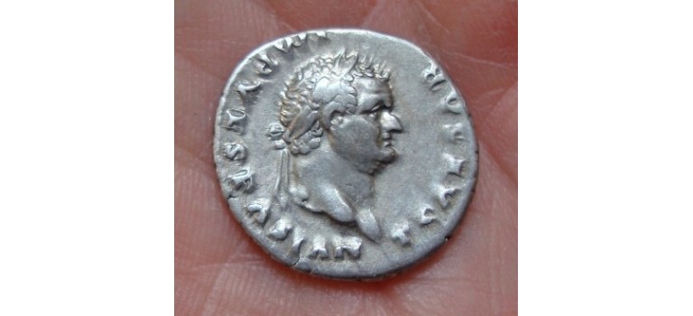 Titus -  denarius Jupiter zeldzaam! (1143)