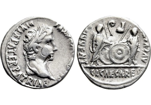 Augustus - denarius Caius en Lucius  (AP2306)