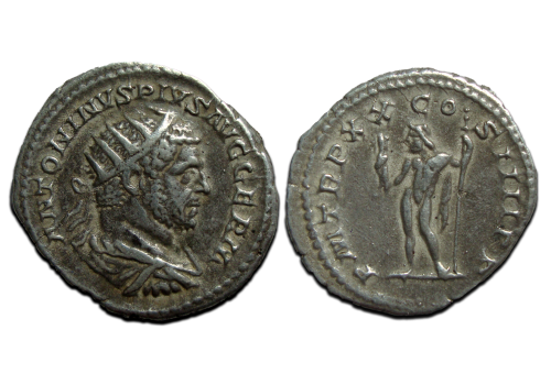 Caracalla - Antoninian Jupiter scarce (AP23116)