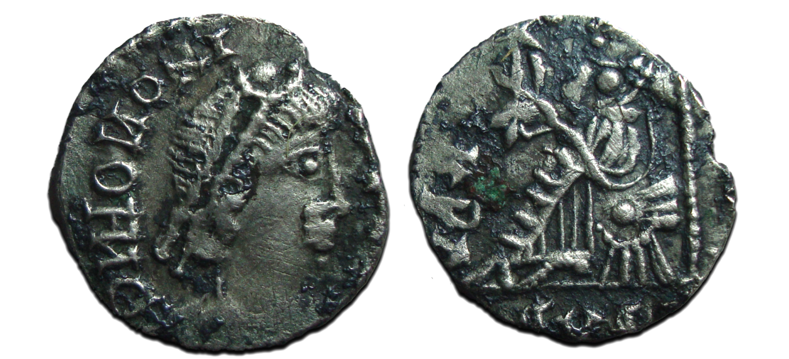 Gaiserac Honorius - Siliqua Vandals struck under Gaiseric INTERESTING! (AP23123 ...