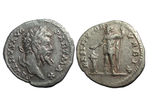 Septimius Severus - denarius RESTITVTOR VRBIS! (JUL2432)