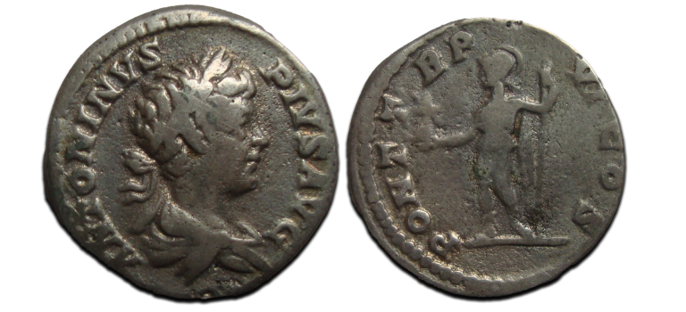 Caracalla - ROMA denarius schaars (AP2323) Caracalla - ROMA denarius schaars (AP2323)