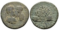 Macrinus - met zijn zoon Diadumenian Medaillon grootte 38 mm! (AP2339)