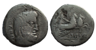 Romeinse republiek - denarius Lucius Tituri 89 v. Chr. (AP2382)