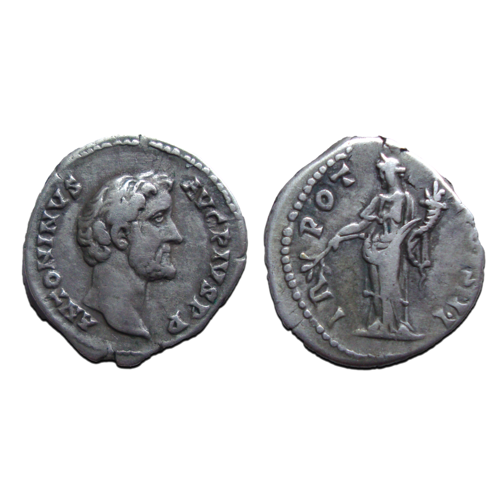 Antoninus Pius - PAX denarius early portret (Ap2390) - Pax ric 51 ...