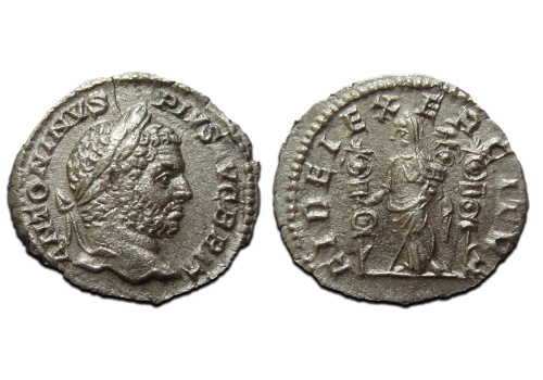 Caracalla -  Denarius FIDES (AP2451)
