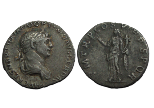 Trajanus - FELICITAS denarius (AP2457)