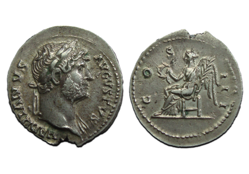Hadrianus  - VICTORIA denarius (AP2459)