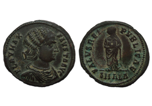 FAUSTA - vrouw van Constantijn met Constantijn II en Constantius II (AP2468)