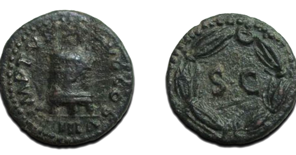 Modius Rome Titus - Quadrans modius (AU21118) - quadrans modius | RomanCoinShop.com