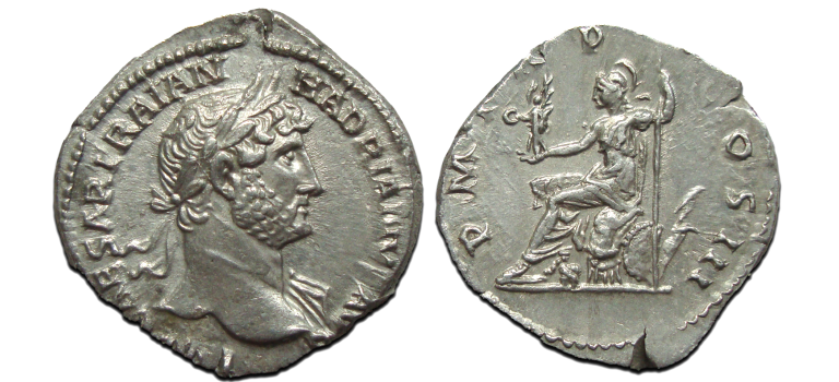 Hadrianus  - Roma COS III FDC! (AU23103)