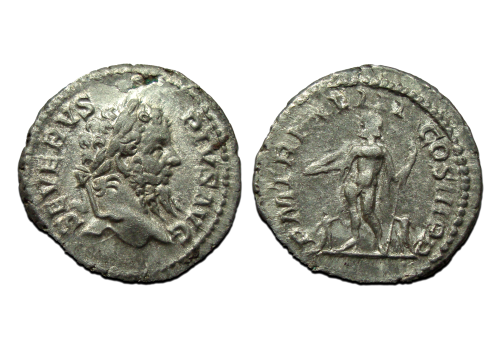 Septimius Severus - Jupiter denarius (AU23123)