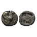 Griekse munten - zilveren obool Griffioen  (AP23125)