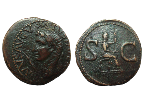 Augustus - AS DIVUS AUGUSTUS struck under Tiberius (AU23136)
