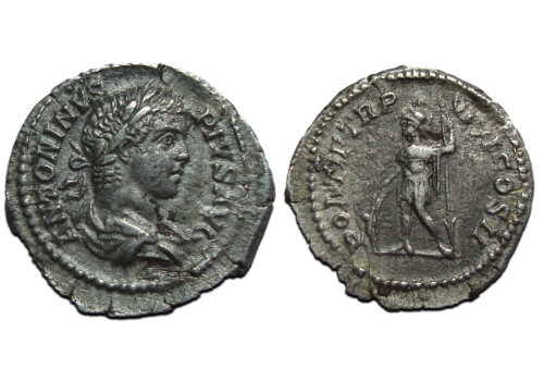 Caracalla-  Denarius Mars  (AU2349)