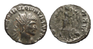 Quintillus - zeldzame keizer VICTORIA verzilverd (AU2362)