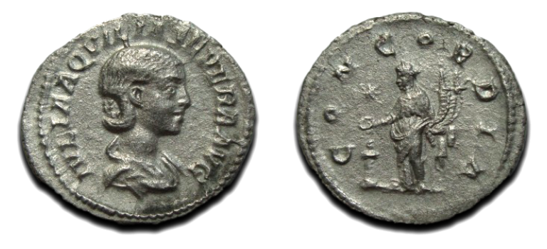 Aquilia Severa - Concordia rare (D2161)