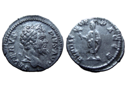 Septimius Severus - FVNDATOR PACIS  denarius (D2303)