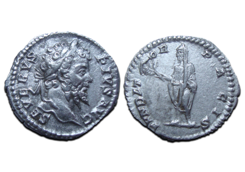 Septimius Severus - FVNDATOR PACIS  denarius (D2307)